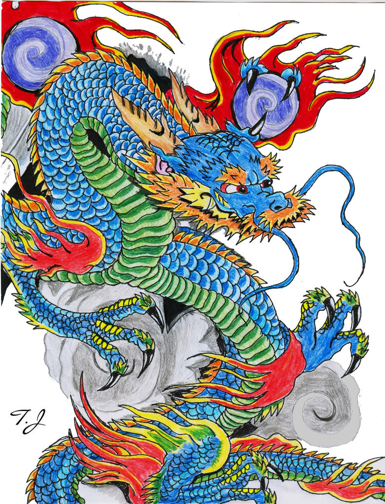 dragon drawing